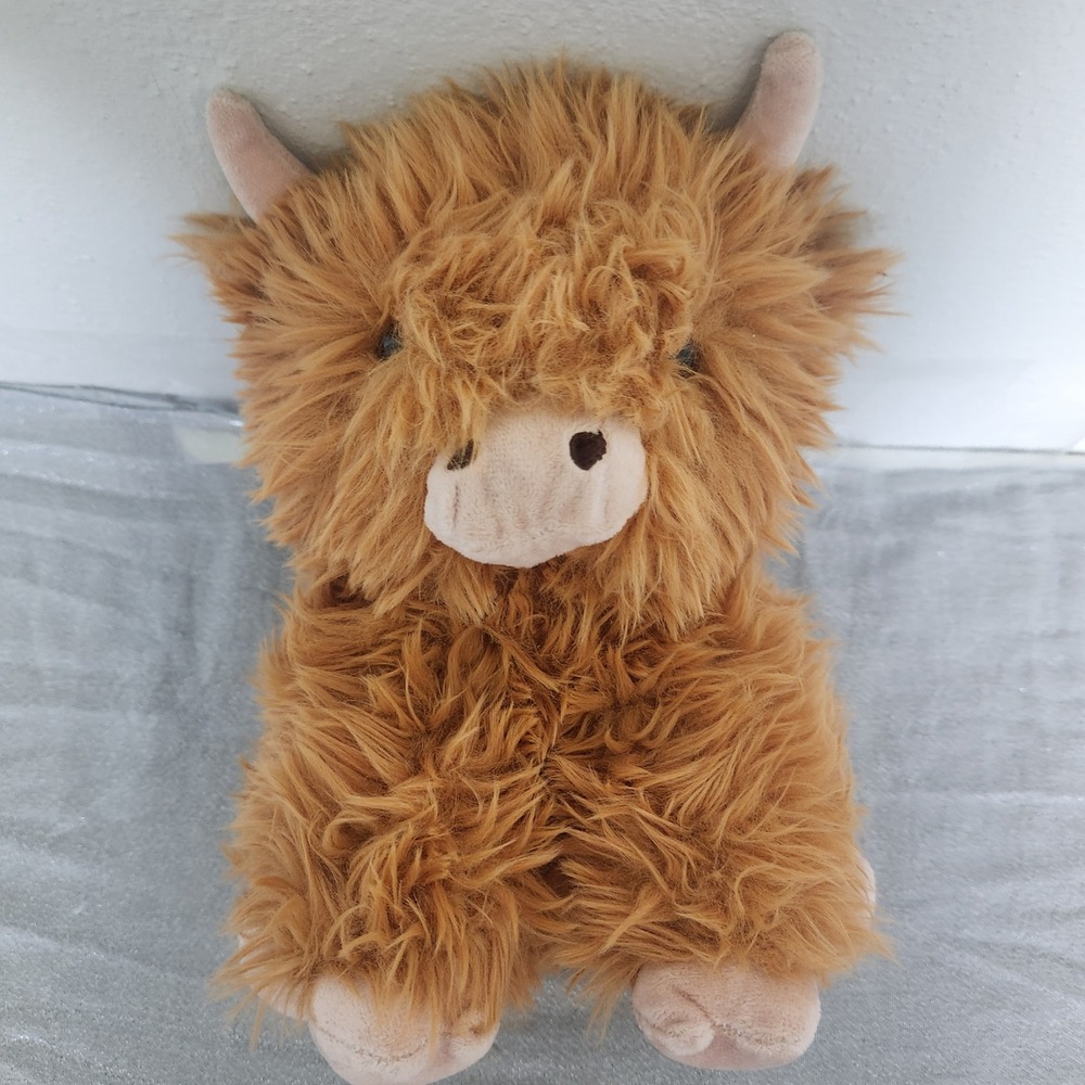 Ploofs Wilderness Biome Highland Cow Plush Stuffed Animal Ginger Shaggy 9160672‎